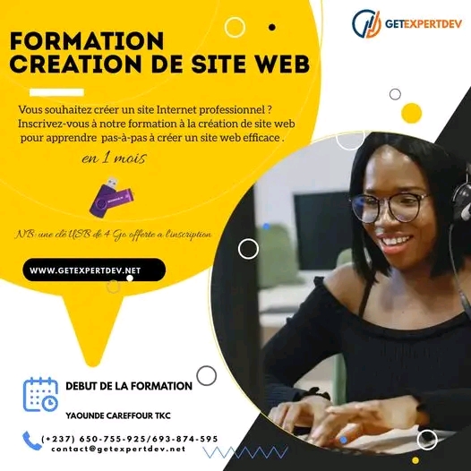 CENTRE Yaoundé CRÉATION DE SITE WEB 