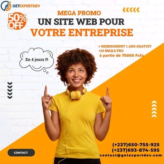 CENTRE Yaoundé UN SITE WEB POUR VOTRE ENTREPRISE